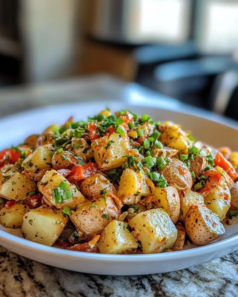Final dish - This Is Not Your Grandma's Potato Salad: A Modern Twist on a Classic Dish