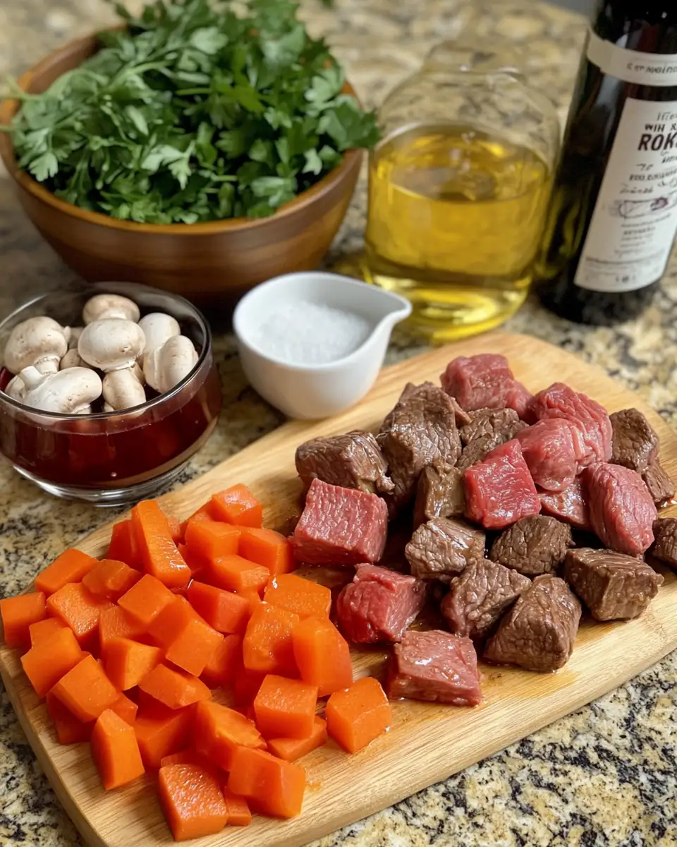 Ingredients for Savor the Rich Flavors of a Tuscan Beef Casserole Adventure
