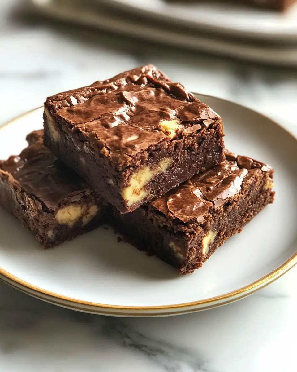 Final dish - Decadent Delight: Discover the Irresistible Magic of White Chocolate Brownies