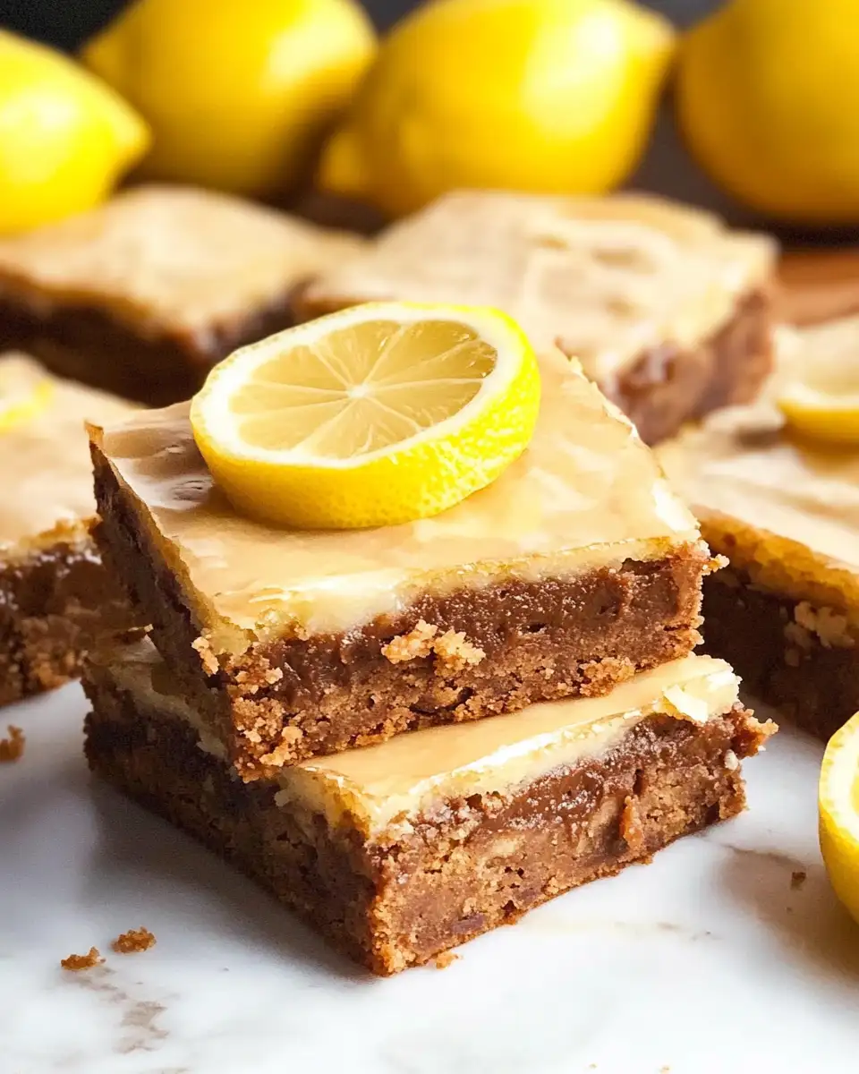 Zesty Bliss: Discover the Secret to Amazing Lemon Brownies - Featured Image