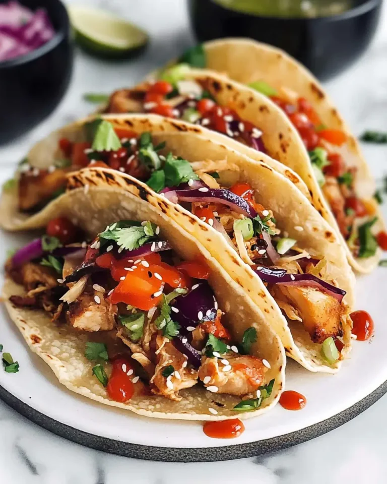 Sizzling Asian Chicken Wonton Tacos: A Fusion Feast for Your Taste Buds - Featured Image