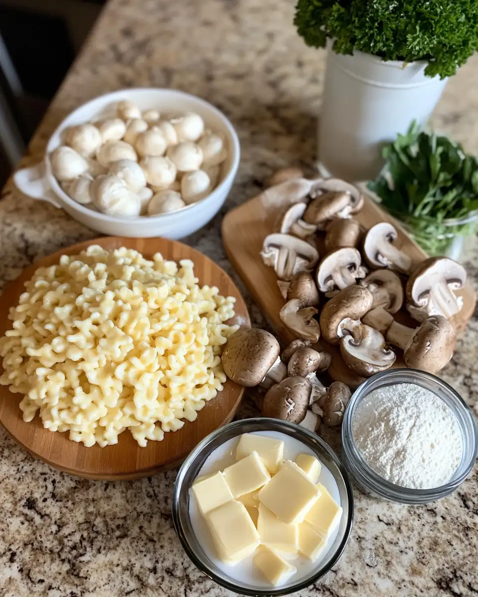 Savor the Flavor of Authentic German Spaetzle with Mushroom Sauce 4 Ingredients for Savor the Flavor of Authentic German Spaetzle with Mushroom Sauce