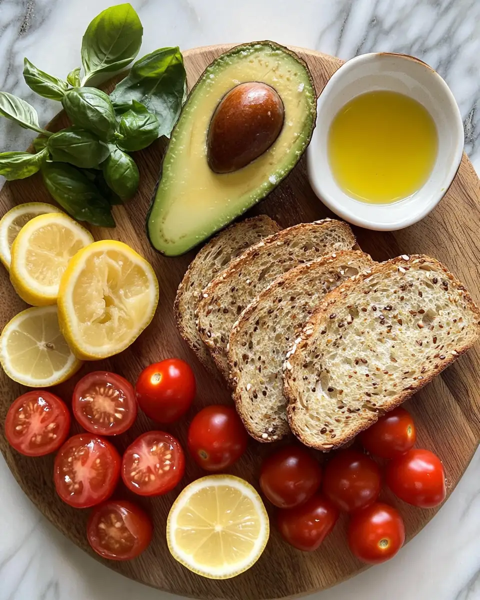 Ingredients for Avocado Toast: Elevate Your Breakfast Game with This Trendy Delight