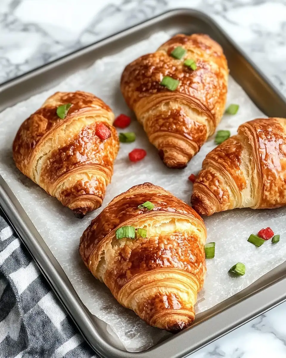 Rise and Shine with Delicious Baked Breakfast Croissant Boats - Featured Image