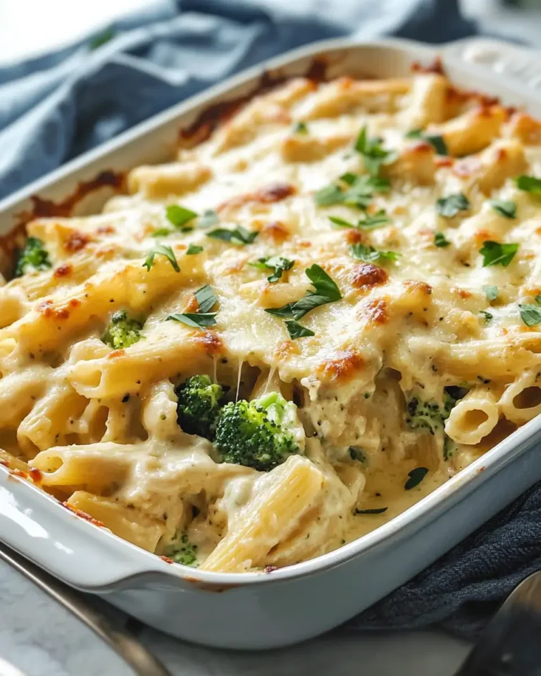 Creamy Alfredo Baked Ziti with Broccoli Bliss - Featured Image