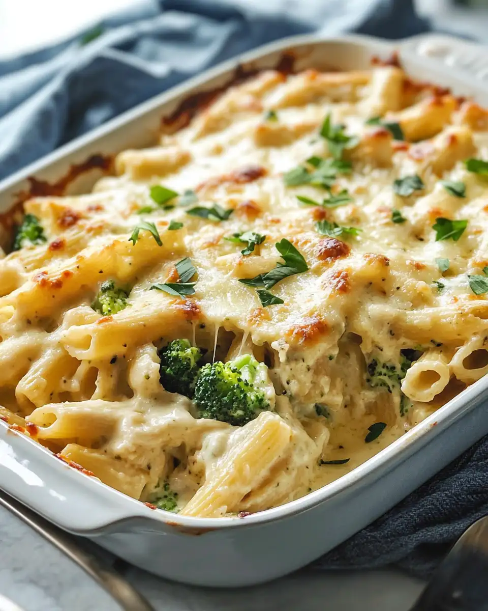Creamy Alfredo Baked Ziti with Broccoli Bliss - Featured Image