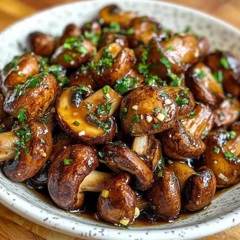 Irresistible Balsamic Soy Roasted Garlic Mushrooms That Elevate Any Meal - Featured Image