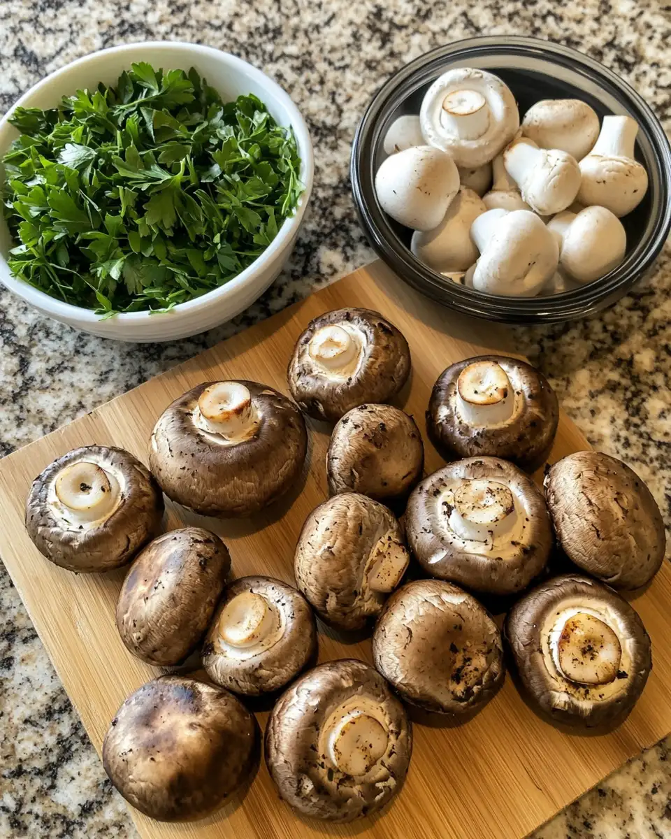 Ingredients for Irresistible Balsamic Soy Roasted Garlic Mushrooms That Elevate Any Meal
