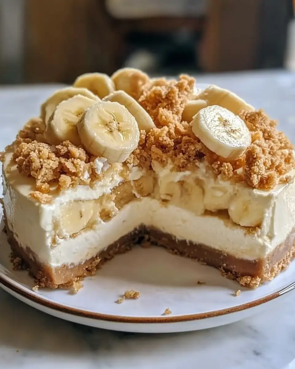 Banana Pudding Crunch Cheesecake: A Creamy, Crunchy Delight - Featured Image