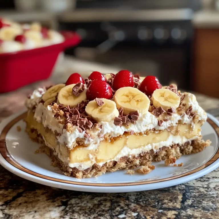 Banana Split Dump Cake All Your Favorites in One Delicious Dessert - Featured Image