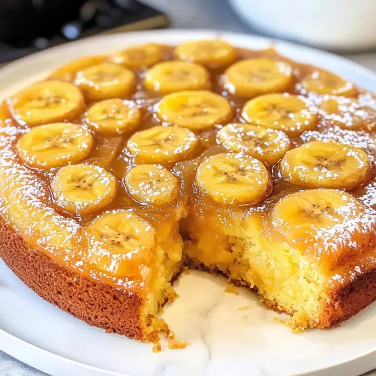 Sweet Symphony: Discover the Magic of Banana Upside Down Cake - Featured Image