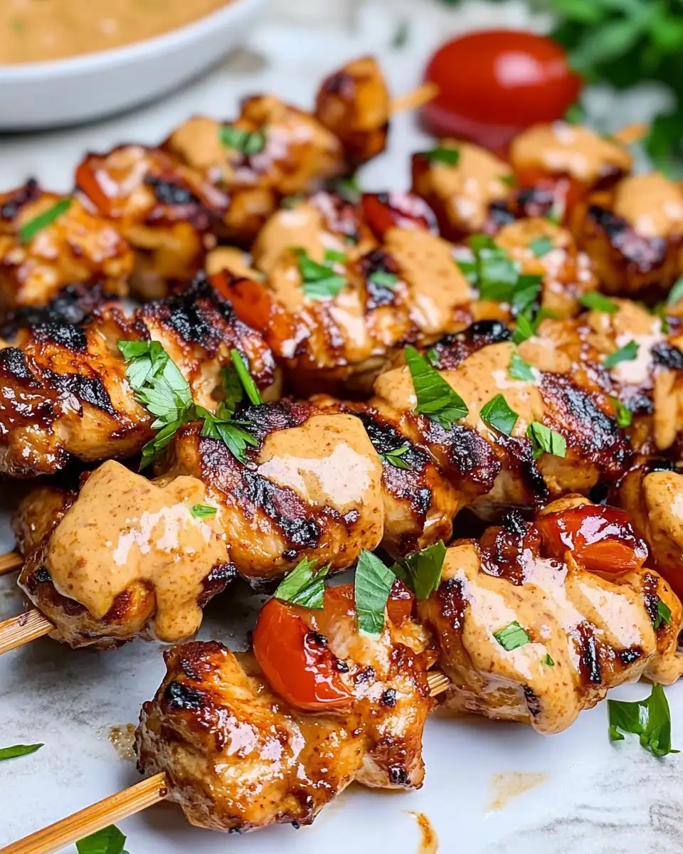 Sizzle and Spice: Irresistible Bang Bang Chicken Skewers - Featured Image