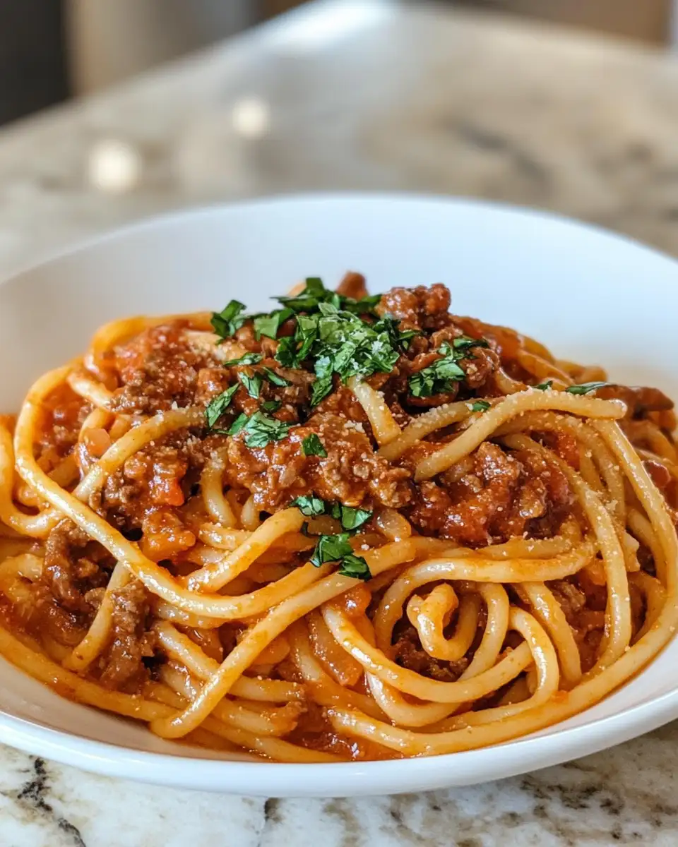 Savory Delight: Beef Pasta in Rich Tomato Sauce 6 Final dish - Savory Delight: Beef Pasta in Rich Tomato Sauce
