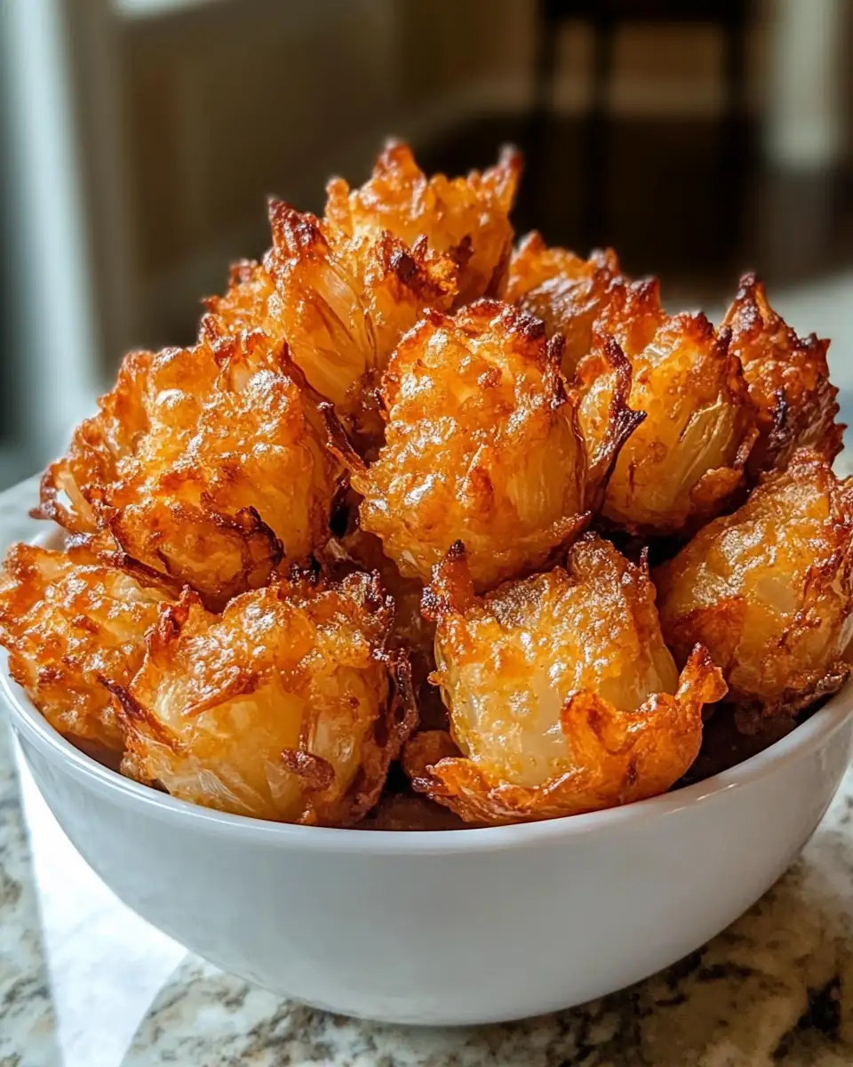 Irresistible Bite-Sized Blooming Onions: A Flavor Explosion in Every Morsel 6 Final dish - Irresistible Bite-Sized Blooming Onions: A Flavor Explosion in Every Morsel