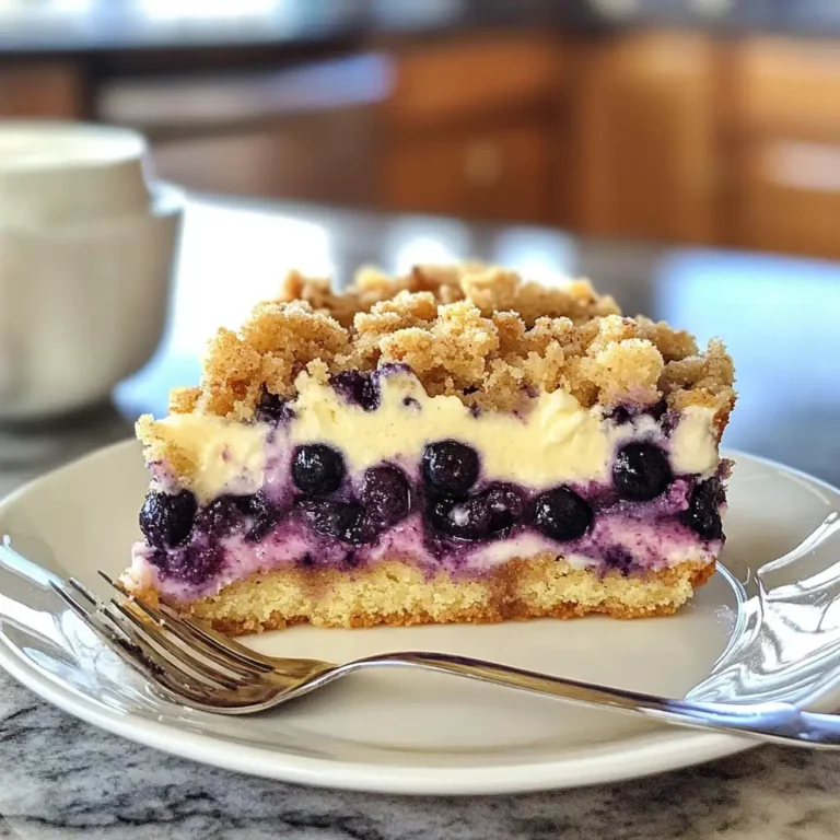 Indulge in the Ultimate Blueberry Cream Cheese Crumb Cake Delight - Featured Image