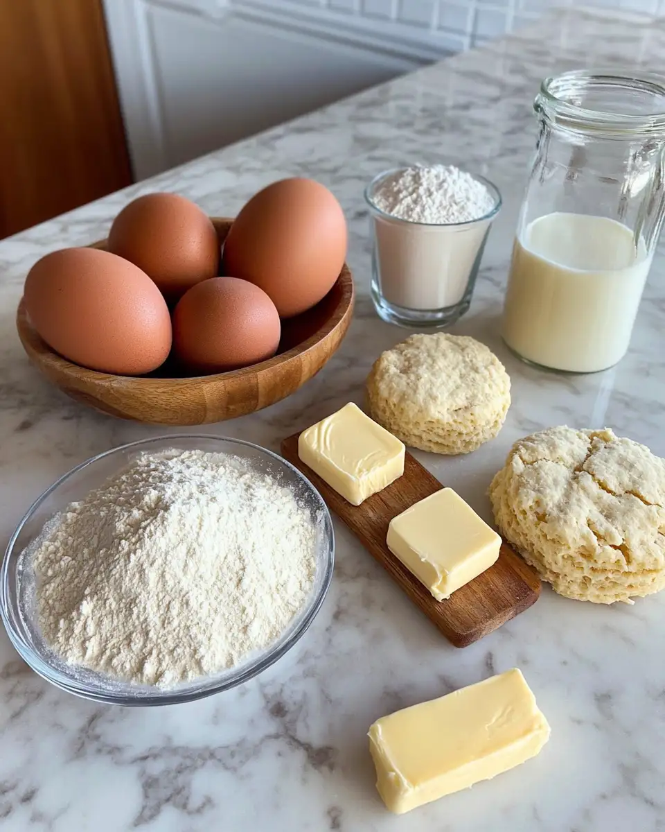 Dive into Morning Bliss with Breakfast Butter Swim Biscuits 4 Ingredients for Dive into Morning Bliss with Breakfast Butter Swim Biscuits