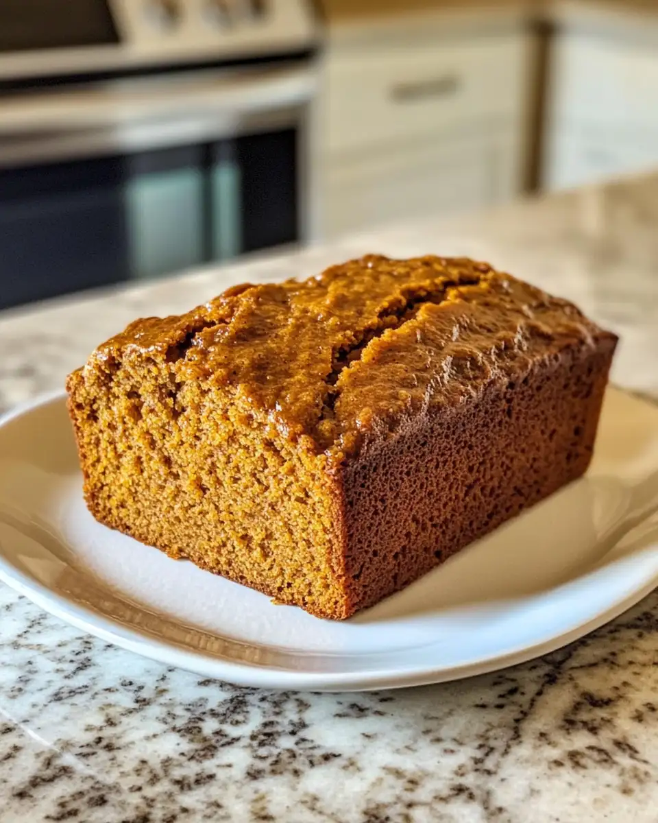 Final dish - Irresistible Brown Sugar Pumpkin Loaf: Your New Fall Favorite