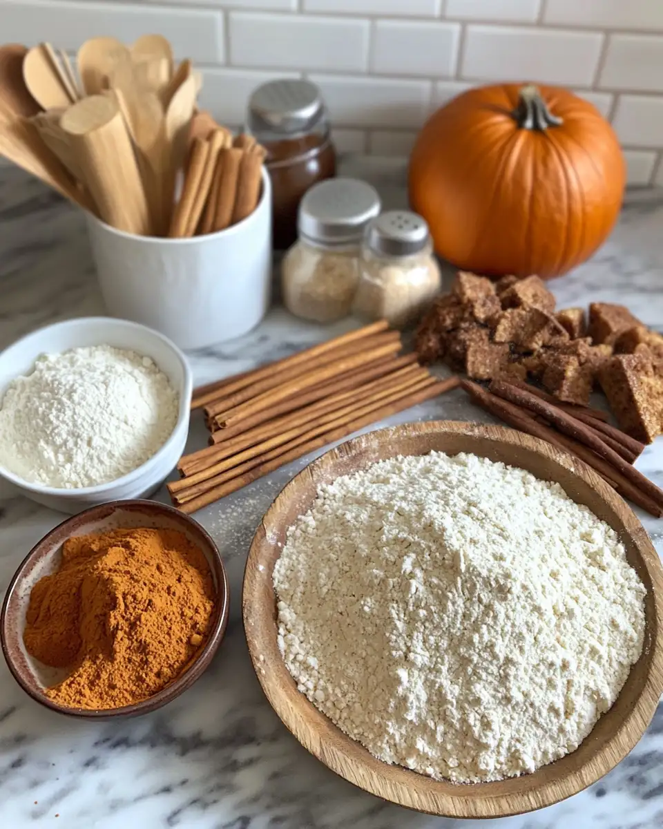 Ingredients for Irresistible Brown Sugar Pumpkin Loaf: Your New Fall Favorite