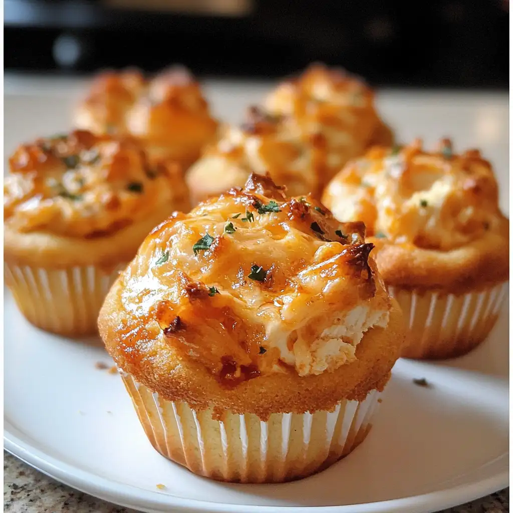 Spice Up Your Snack Game with Doughmesstic's Buffalo Chicken Cupcakes - Featured Image