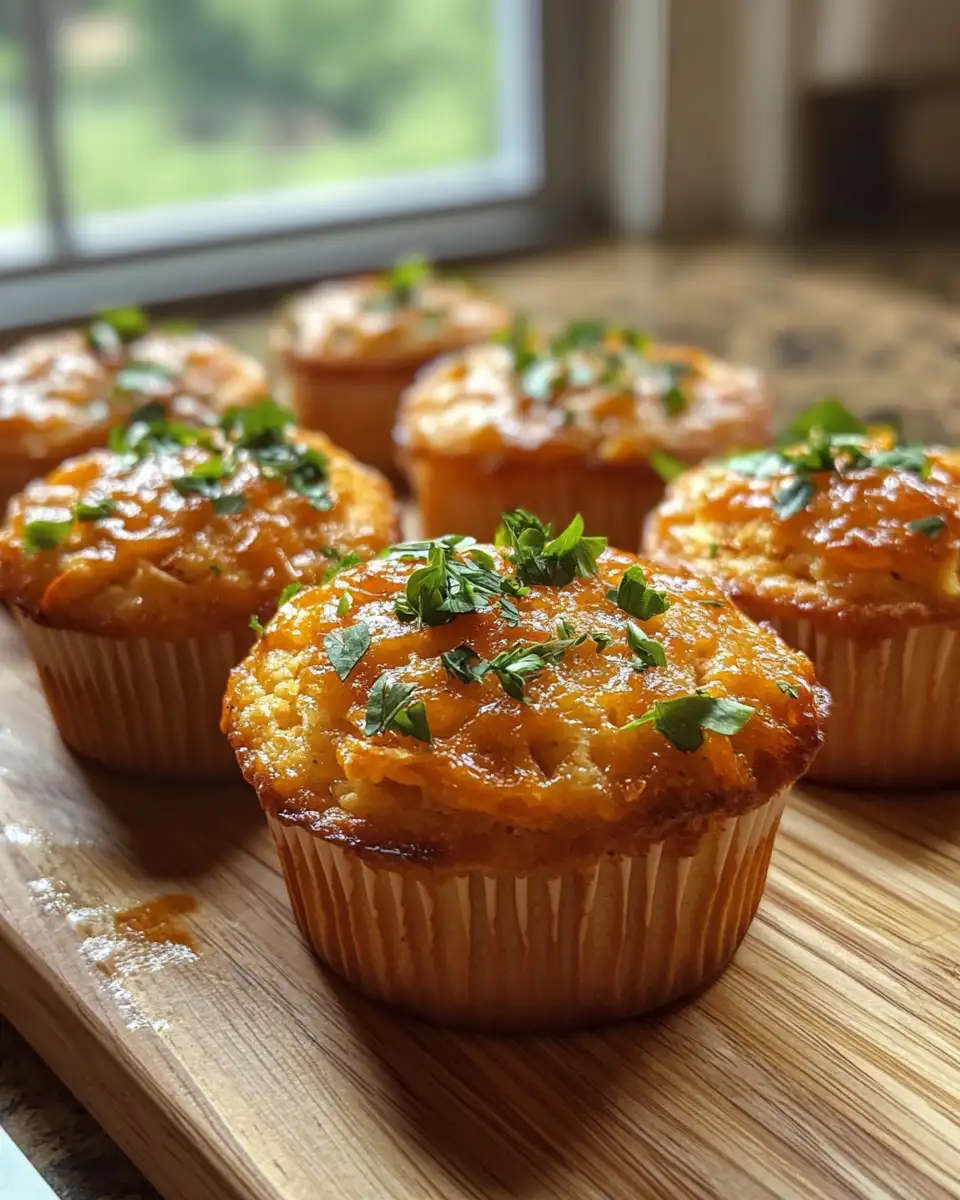 Final dish - Spice Up Your Snack Game with Doughmesstic's Buffalo Chicken Cupcakes