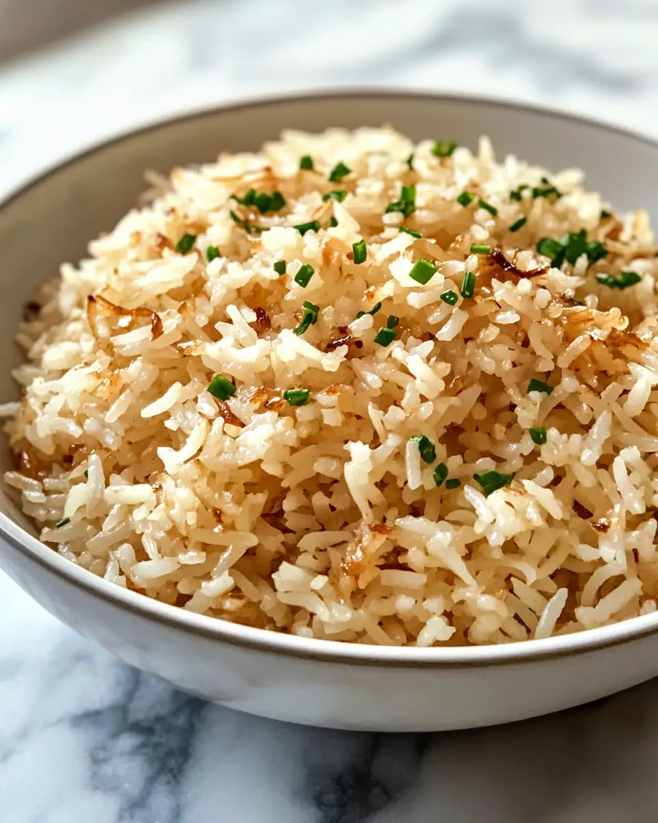 Final dish - Irresistible Buttery Onion Rice: The Perfect Side Dish Elevation
