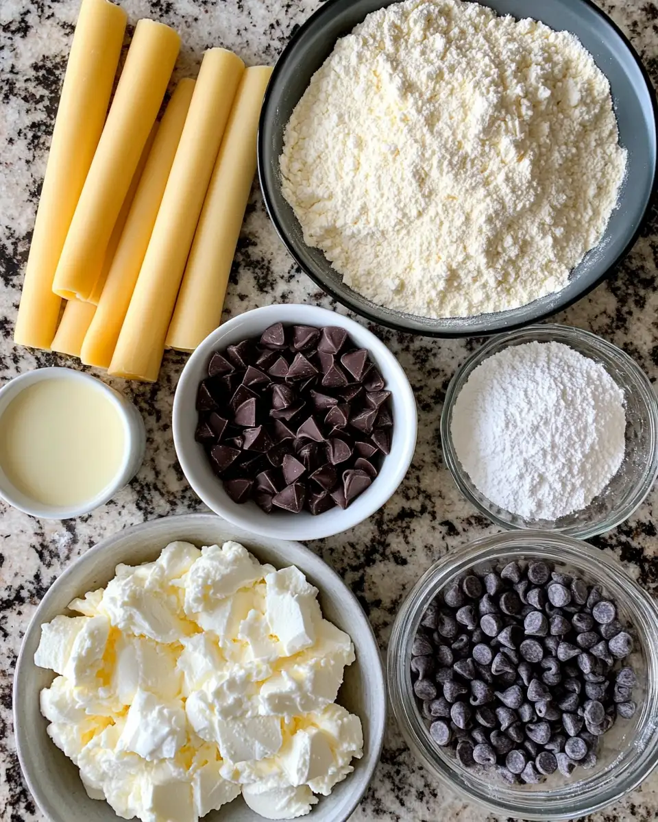 Ingredients for Cannoli Cakern: The Ultimate Fusion Dessert Adventure