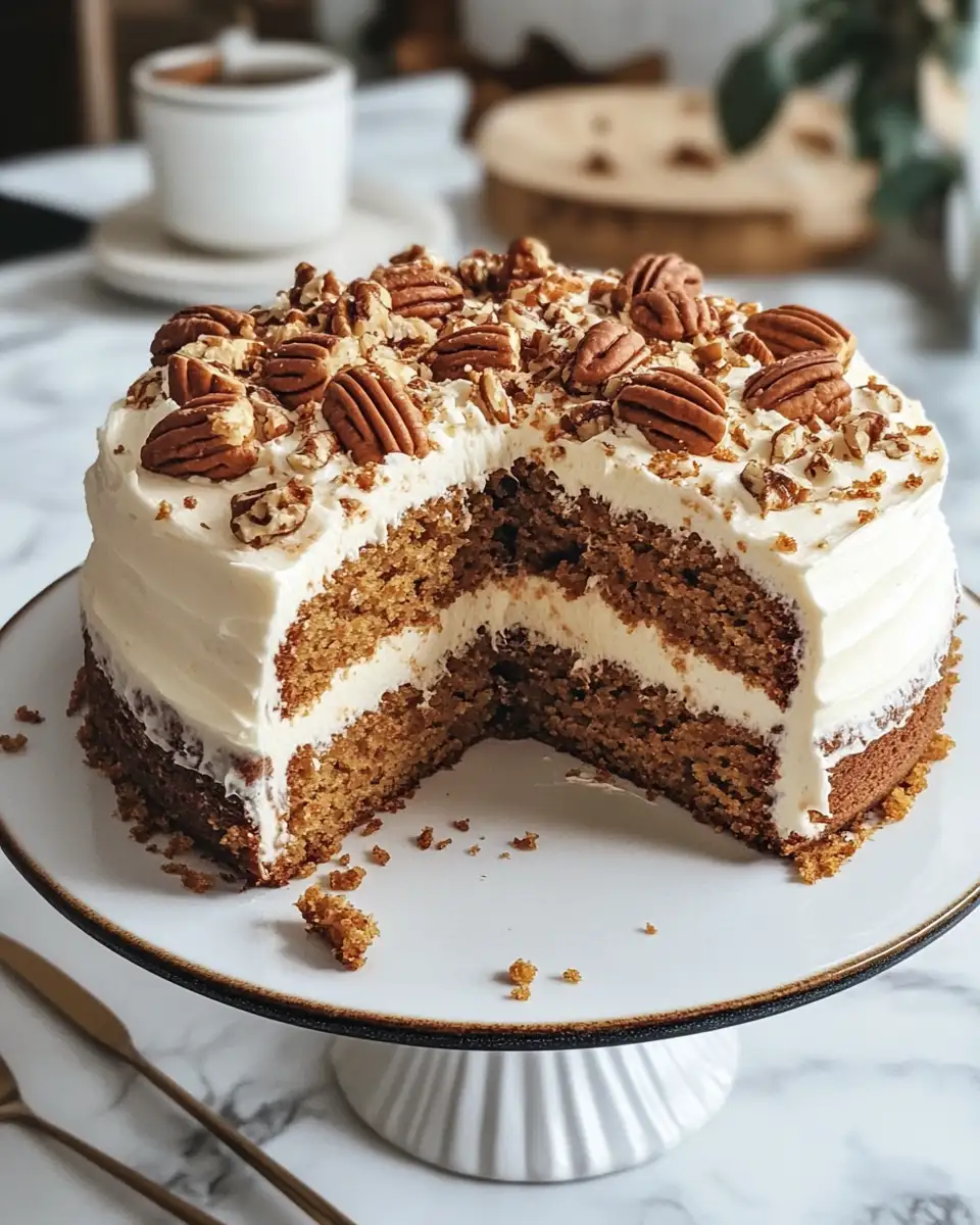 Indulge in the Ultimate Caramel Pecan Carrot Heaven Cake Delight - Featured Image