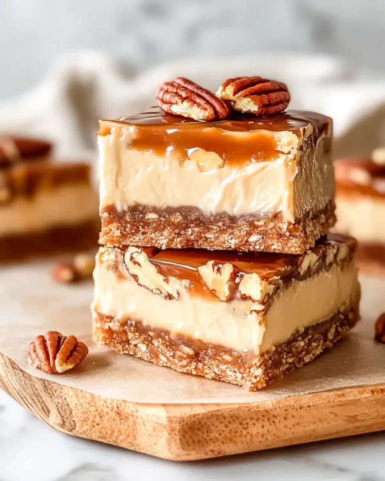 Irresistibly Sweet Indulgence: Caramel Pecan Cream Bars Heaven - Featured Image