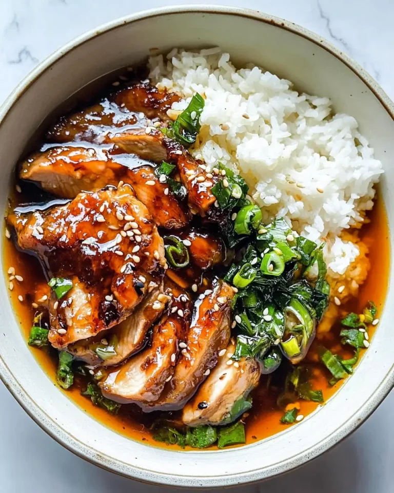 Savor the Flavor: Caramelised Soy Chicken in Garlic Ginger Broth with Rice - Featured Image