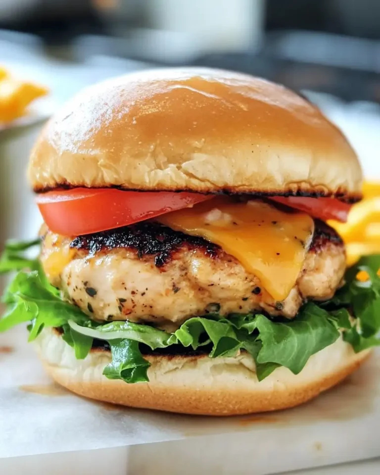 Sizzling Cheddar Ranch Chicken Burgers That Will Transform Your BBQ - Featured Image