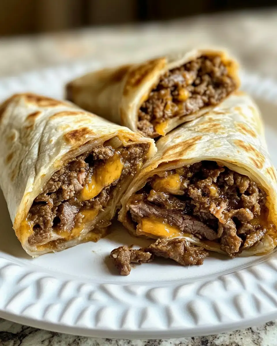 Irresistibly Gooey Cheesy Beef Wraps Recipe That'll Make Your Taste Buds Dance 6 Final dish - Irresistibly Gooey Cheesy Beef Wraps Recipe That'll Make Your Taste Buds Dance