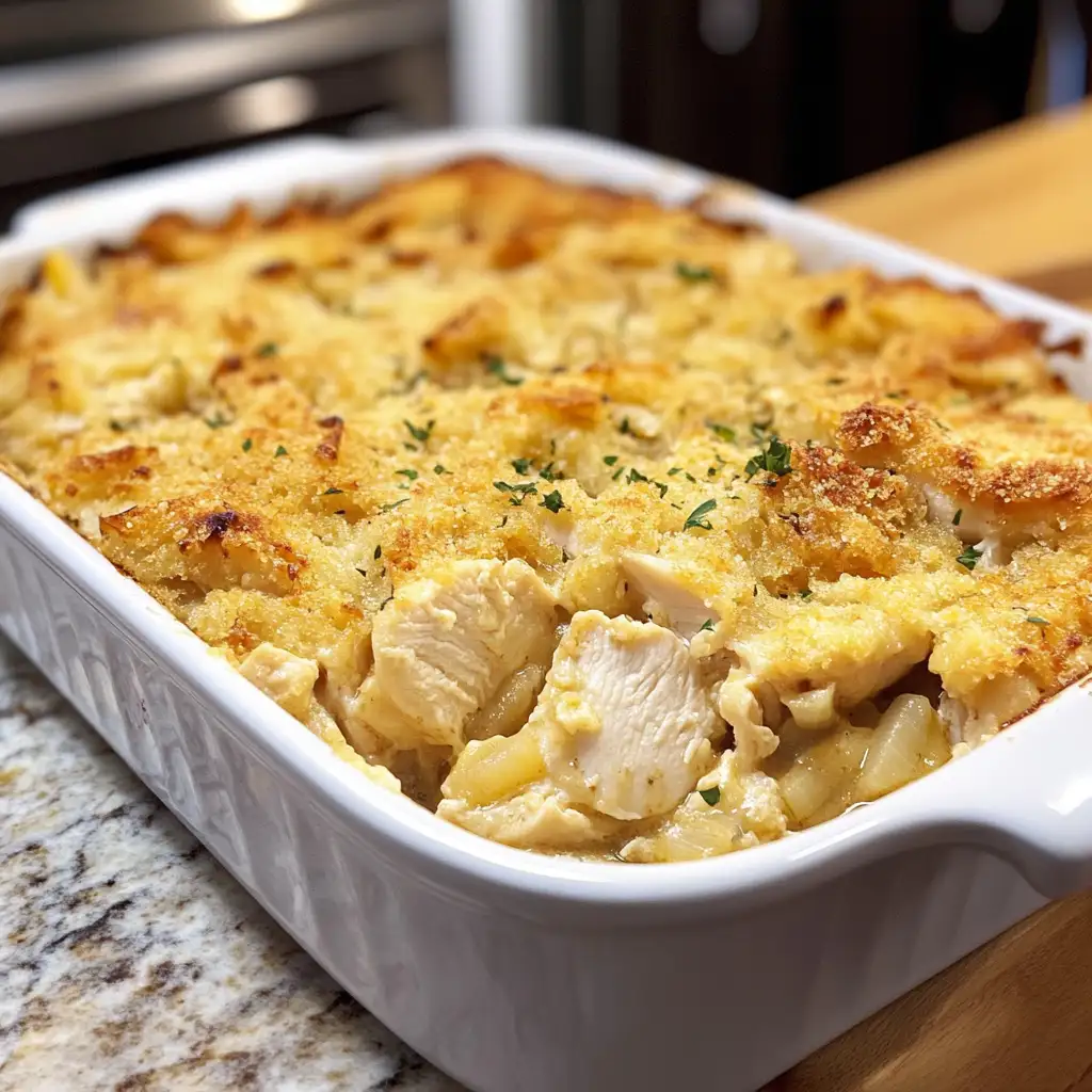 Comforting Chicken and Dressing Casserole: A Cozy Classic for Every Table - Featured Image