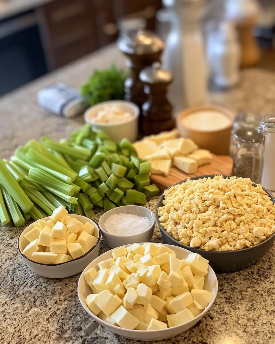 Comforting Chicken and Dressing Casserole: A Cozy Classic for Every Table 4 Ingredients for Comforting Chicken and Dressing Casserole: A Cozy Classic for Every Table