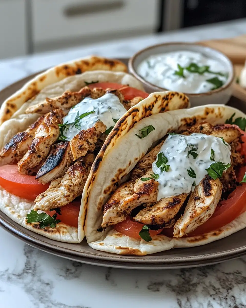 Savor the Flavor: Perfect Chicken Gyros and Pita at Home 6 Final dish - Savor the Flavor: Perfect Chicken Gyros and Pita at Home