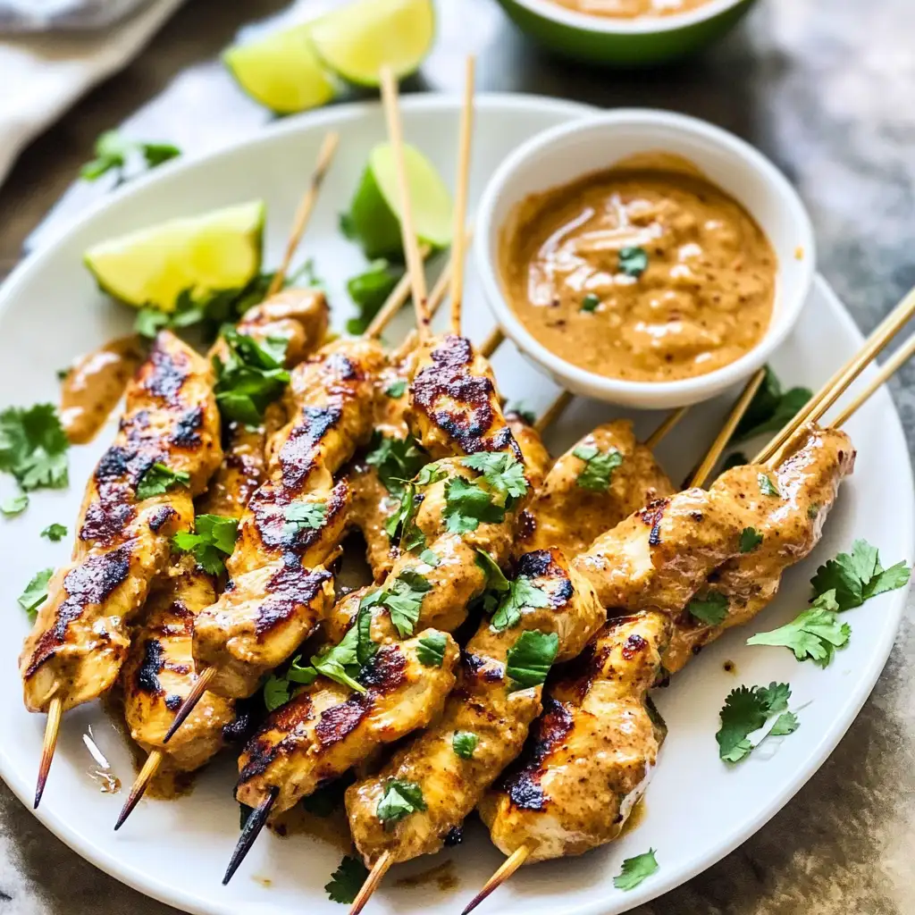 Savor the Flavor: Chicken Satay with Irresistible Thai Peanut Sauce - Featured Image