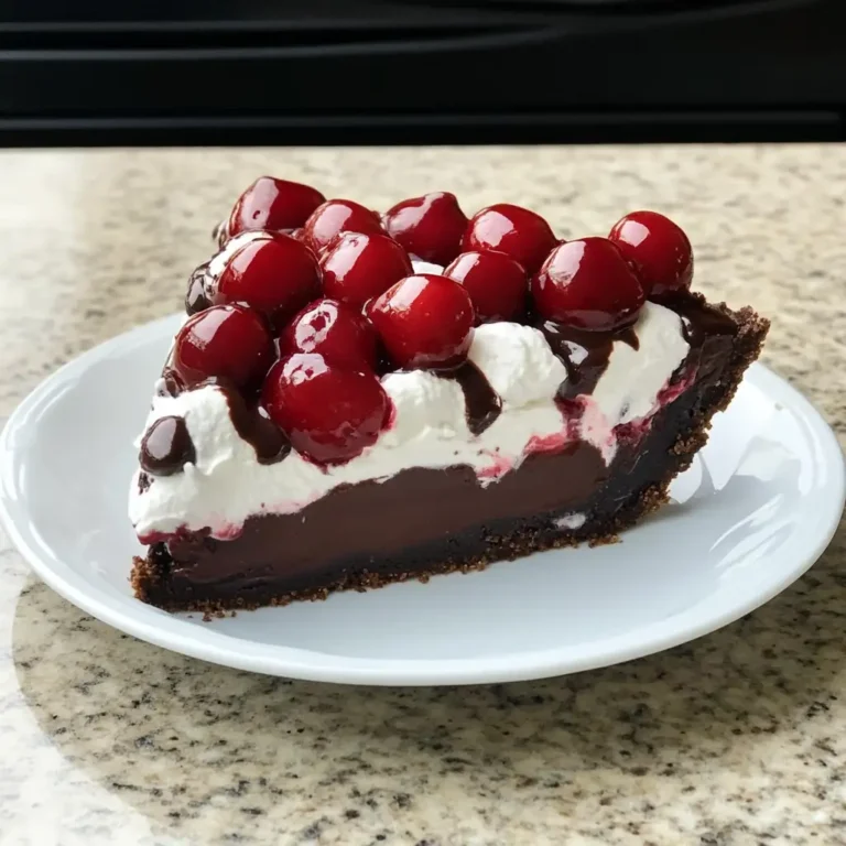 Decadent Delights: Indulge in the Irresistible Chocolate Cherry Cream Pie - Featured Image