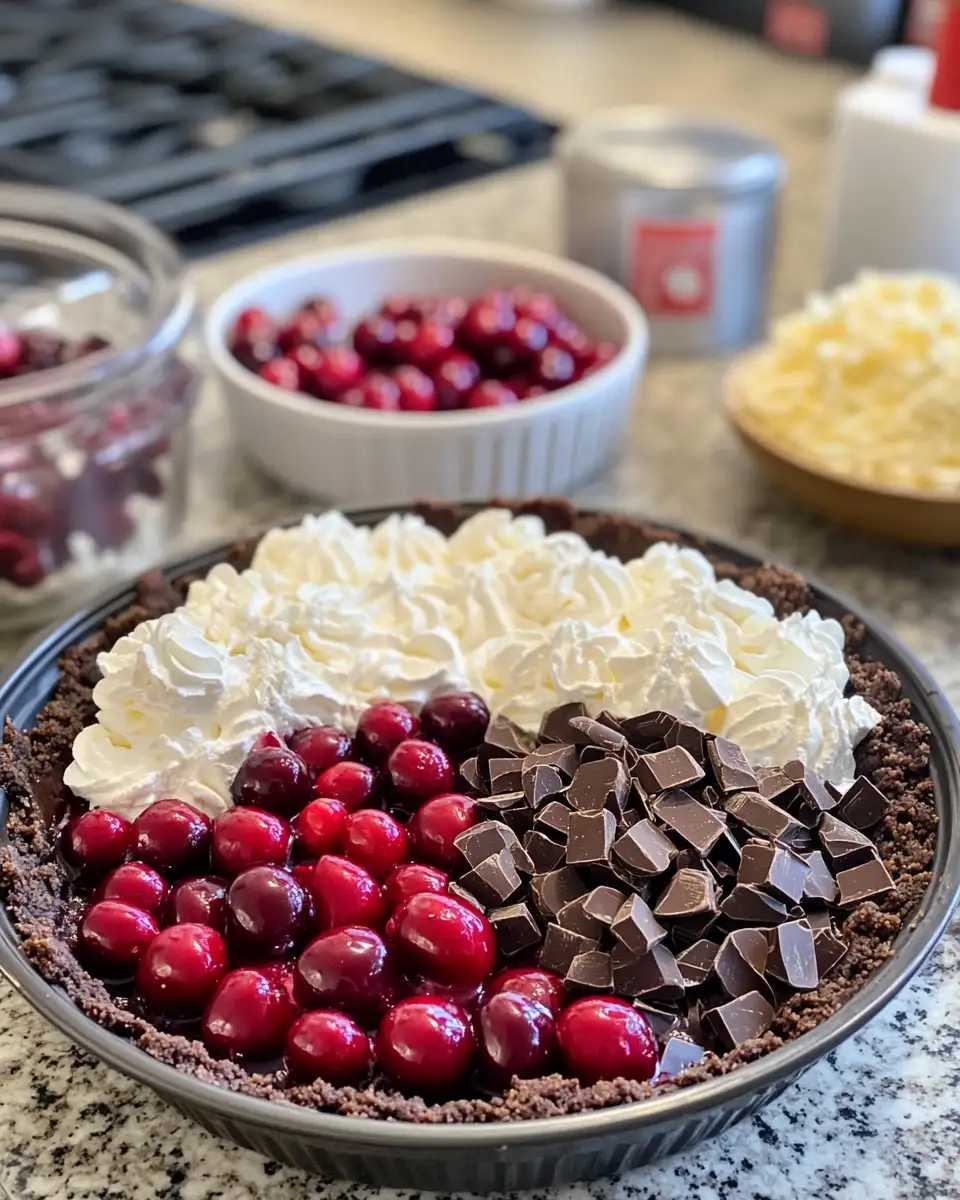 Ingredients for Decadent Delights: Indulge in the Irresistible Chocolate Cherry Cream Pie