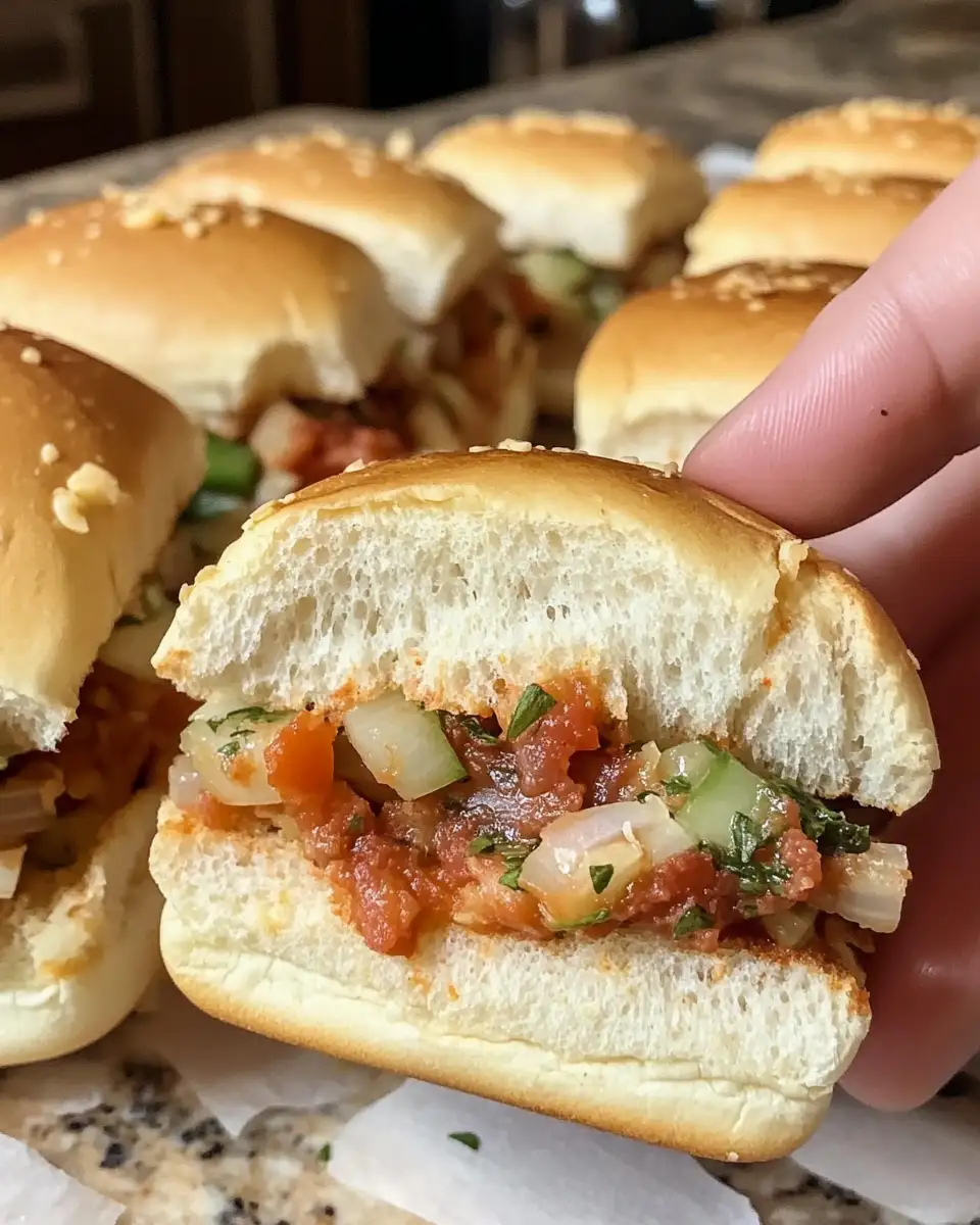 Mouthwatering Chopped Italian Sliders: A Bite-Sized Taste of Italy - Featured Image