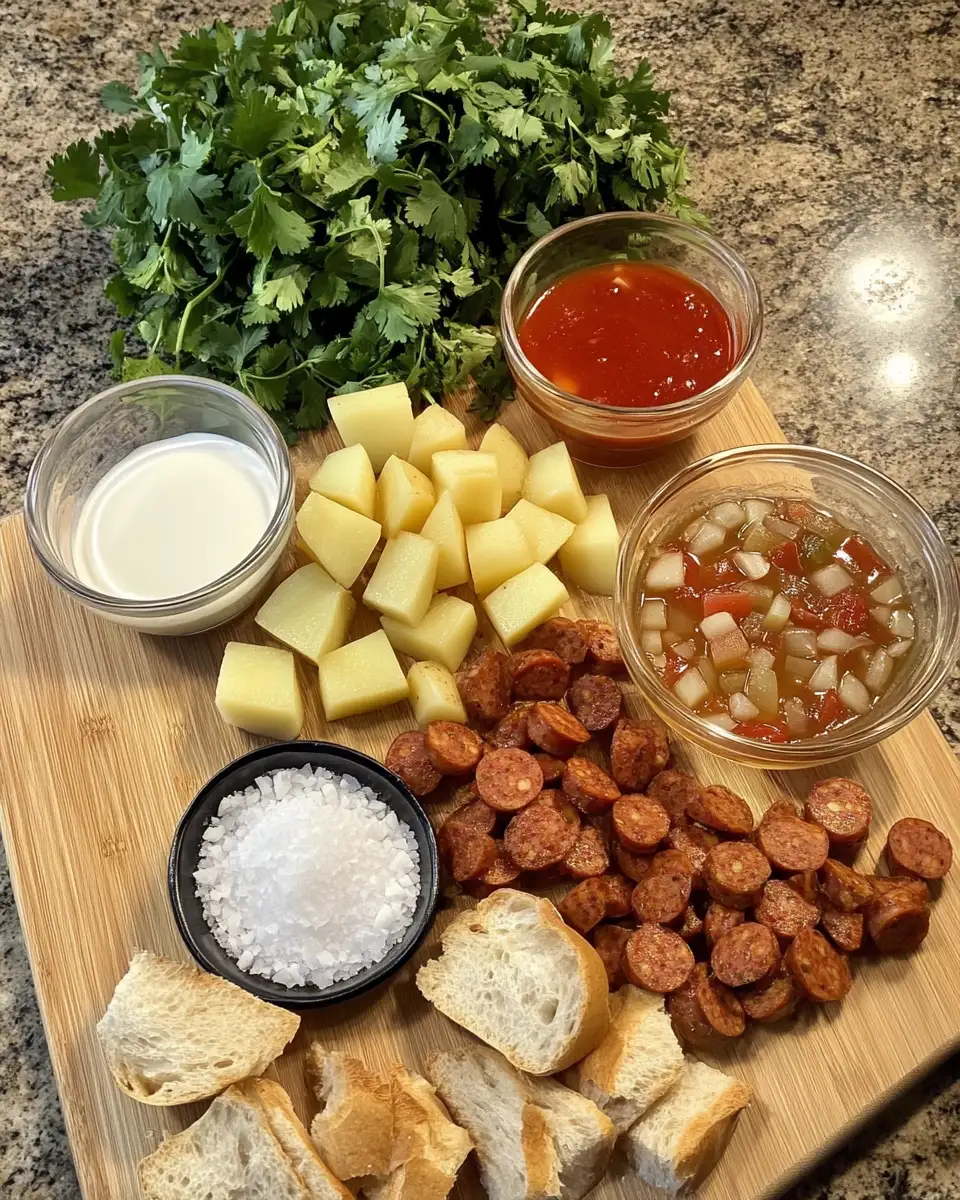 Ingredients for Cozy Up with a Bowl of Hearty Chorizo and Potato Soup