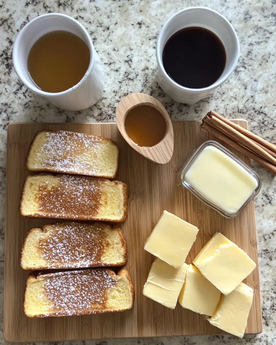 Irresistible Cinnamon Roll French Toast Bites for Breakfast Bliss 4 Ingredients for Irresistible Cinnamon Roll French Toast Bites for Breakfast Bliss