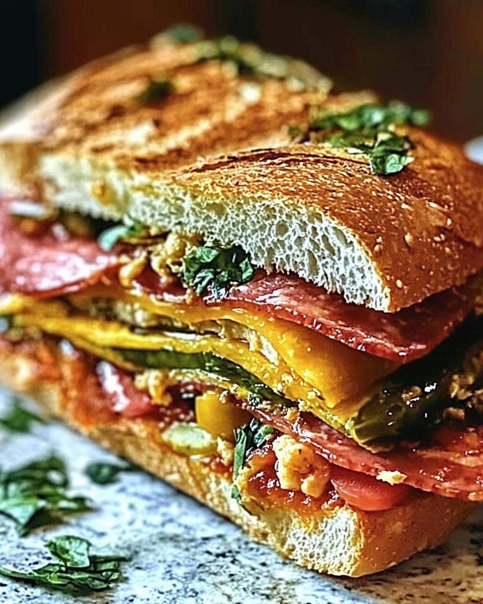 Savor the Flavors of Italy with This Classic Muffuletta Sandwich Recipe - Featured Image