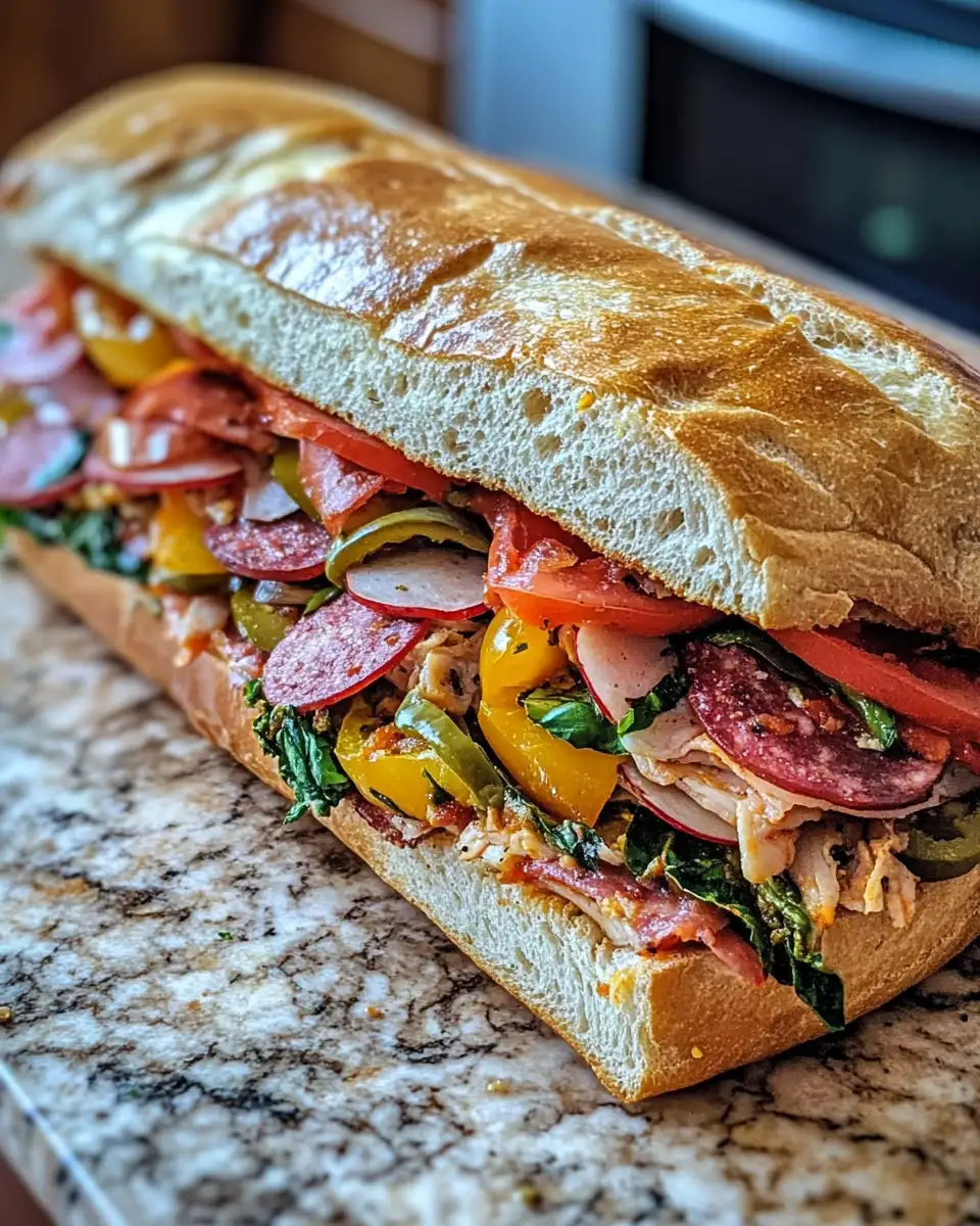 Savor the Flavors of Italy with This Classic Muffuletta Sandwich Recipe 6 Final dish - Savor the Flavors of Italy with This Classic Muffuletta Sandwich Recipe