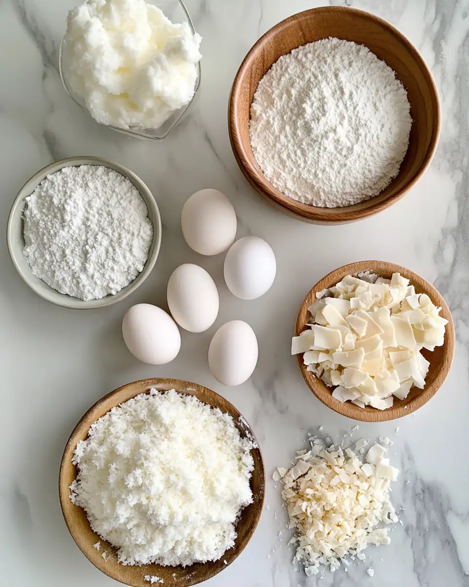 Heavenly Layers: Indulge in the Dreamy Coconut Cloud Cake 4 Ingredients for Heavenly Layers: Indulge in the Dreamy Coconut Cloud Cake