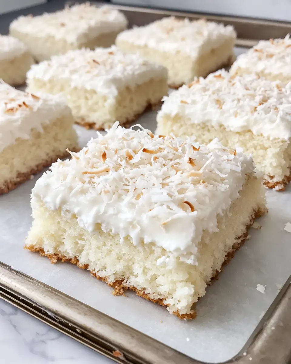 Irresistibly Moist and Flavorful: Discover the Magic of Coconut Texas Sheet Cake