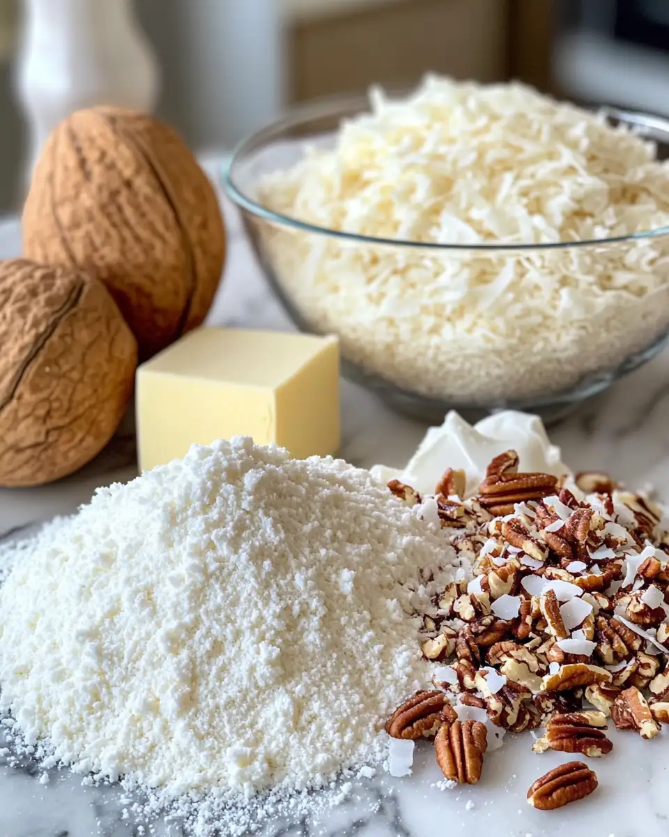 Ingredients for Irresistibly Moist and Flavorful: Discover the Magic of Coconut Texas Sheet Cake