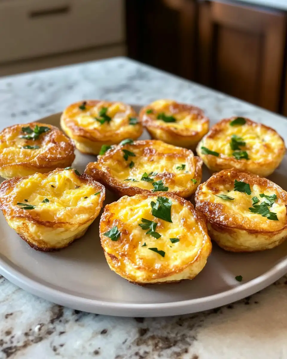 Final dish - Fluffy Cottage Cheese Egg Bites: A Protein-Packed Breakfast Delight