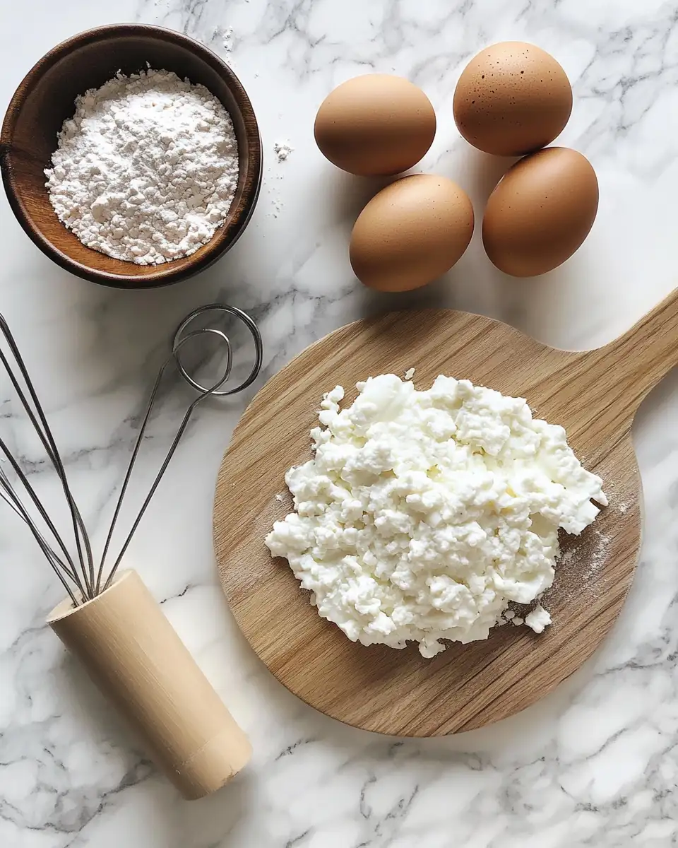 Ingredients for Fluffy Cottage Cheese Egg Bites: A Protein-Packed Breakfast Delight
