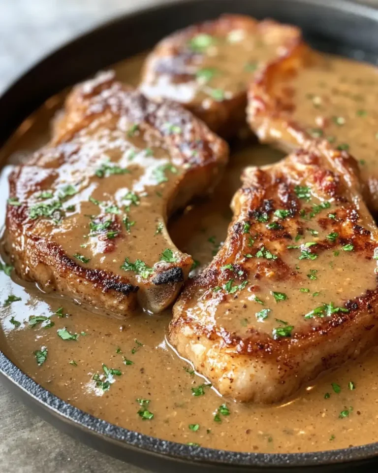 Sizzling Country Fried Pork Chops with Irresistible Bacon Gravy - Featured Image