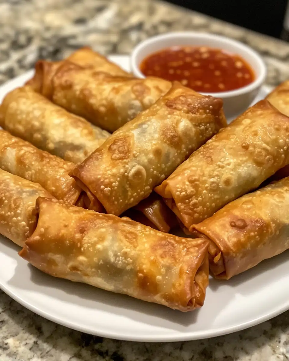 Final dish - Crab Rangoon Egg Rolls An Organized Chaos of Flavor