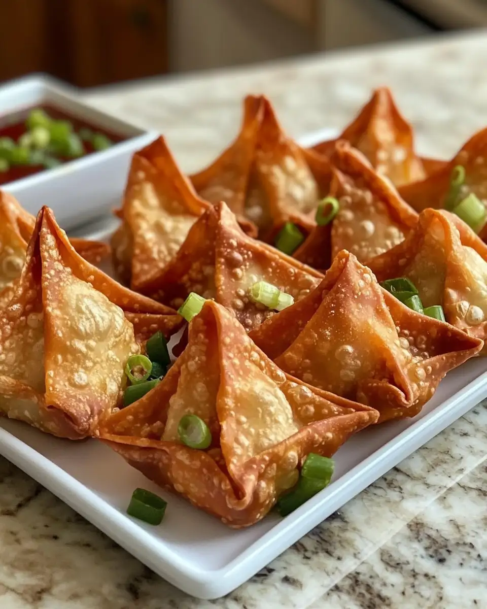 Irresistible Crab Rangoon: The Perfect Fusion of Flavor and Crunch 6 Final dish - Irresistible Crab Rangoon: The Perfect Fusion of Flavor and Crunch